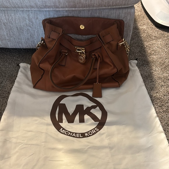 Michael Kors Large Hamilton in luggage / brown - Picture 7 of 9